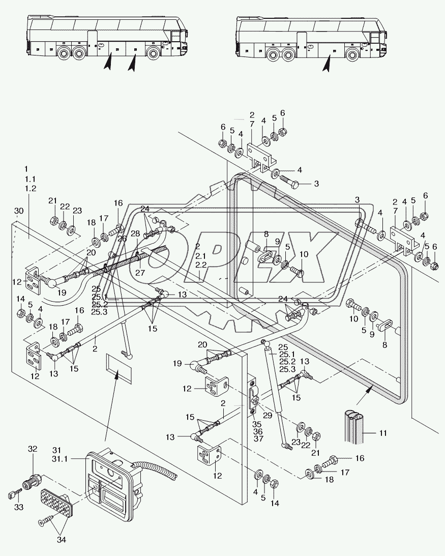 LUGGAGE-COMPARTMENT FLAP 3