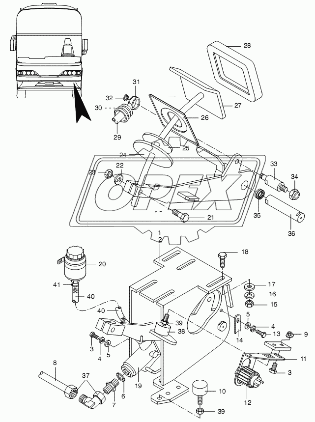 CLUTCH WITH PEDAL