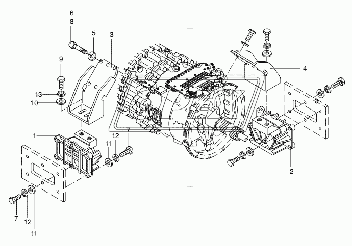 GEARBOX CARRIER/MOUNTING 2