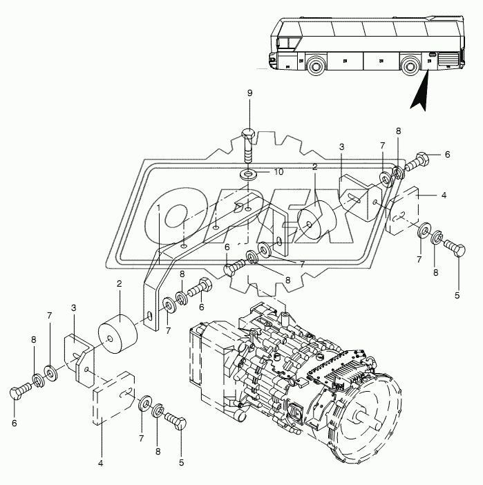 TRANSMISSION SUPPORT 2