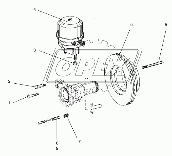 REAR AXLE DISK BRAKE 1