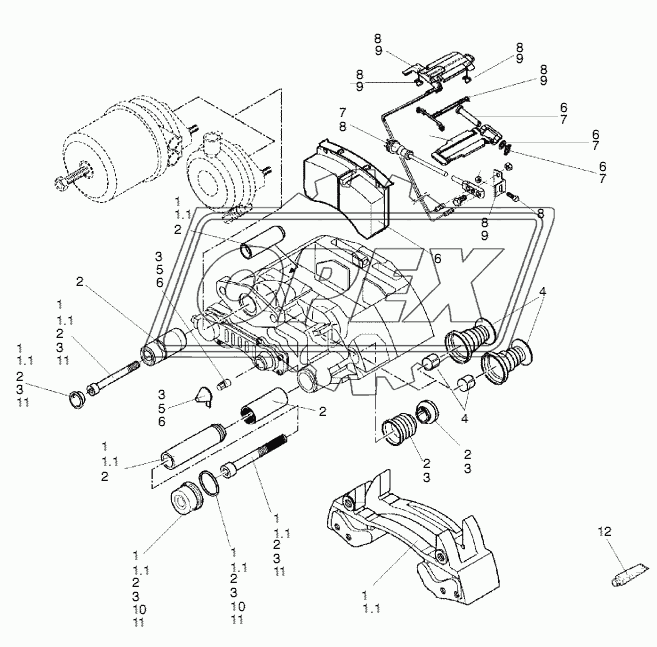 REAR AXLE DISK BRAKE 2