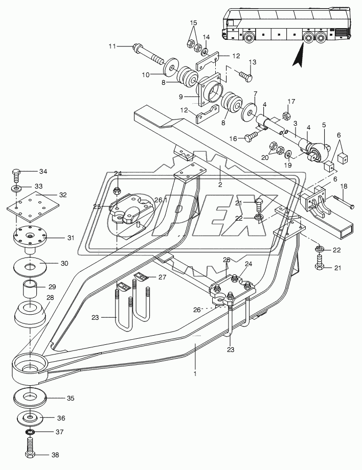REAR AXLE SUBFRAME 2