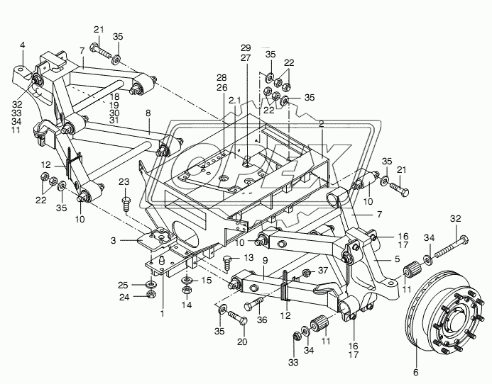 FRONT AXLE 2