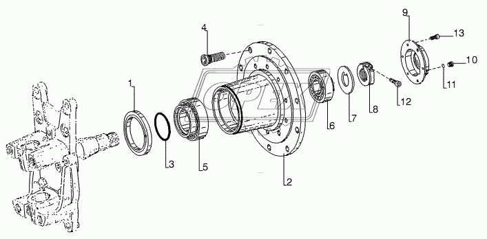 FRONT AXLE PARTS 2