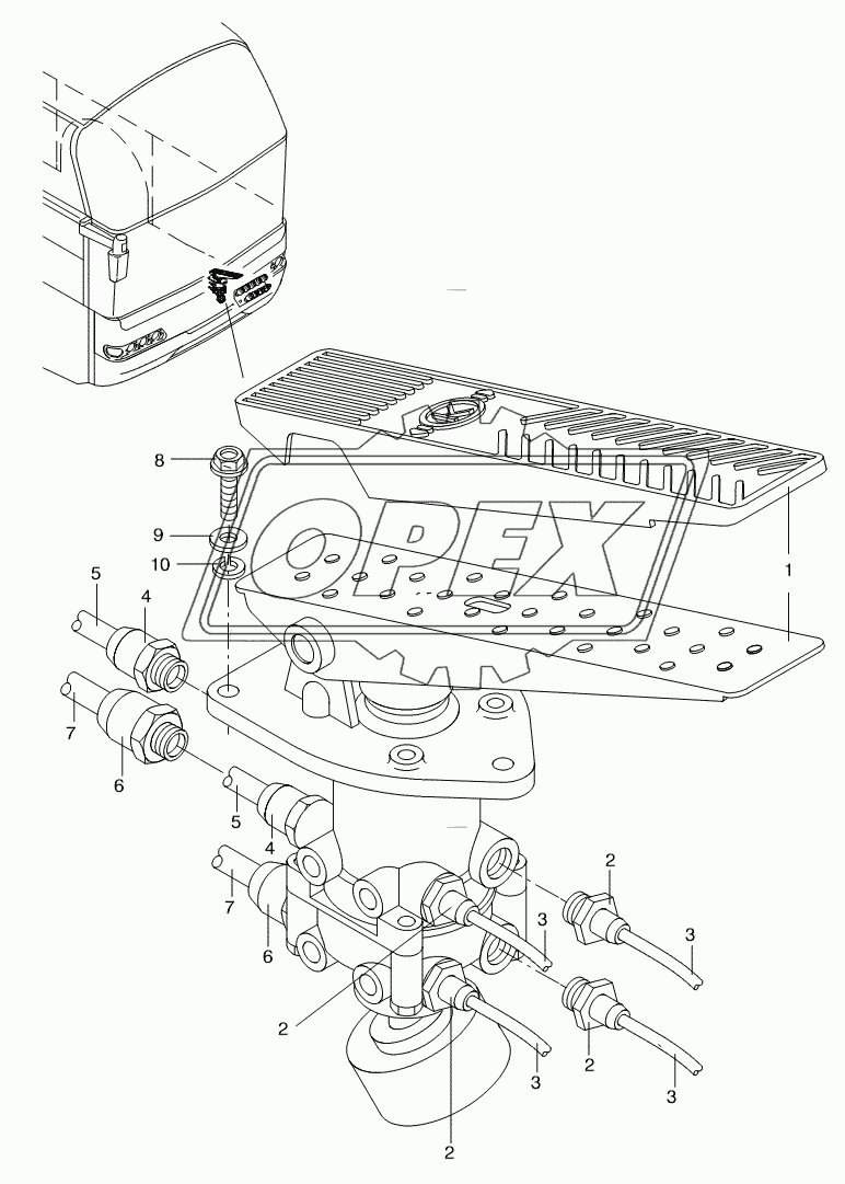 BRAKE VALVE ZF - AXLE 5