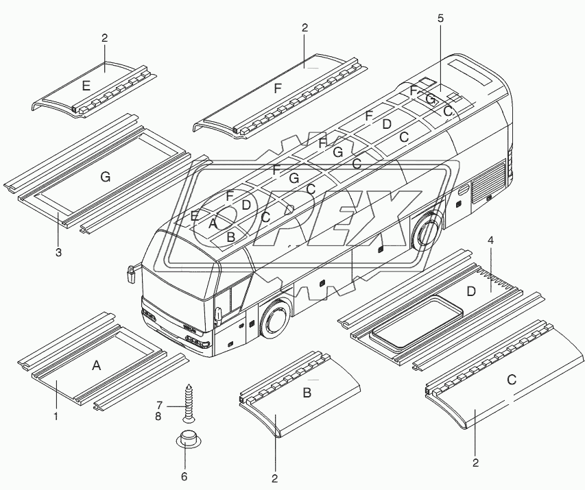 INTERIOR ROOF