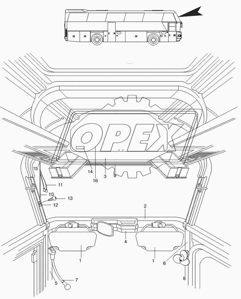 UPPER DECK FRONT