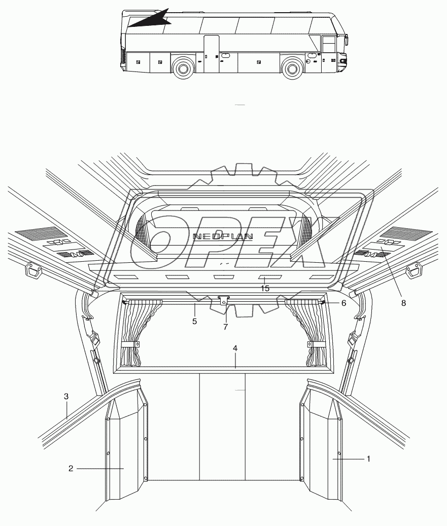 UPPER DECK REAR