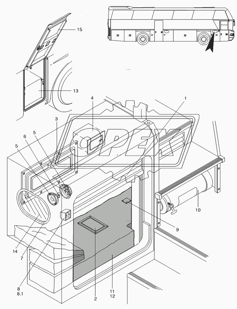 DRIVER SLEEPING CABIN