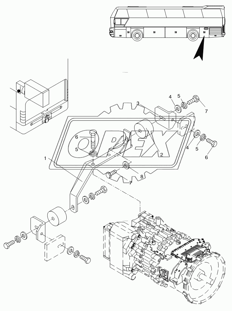 GEARBOX CARRIER/ MOUNTING 5