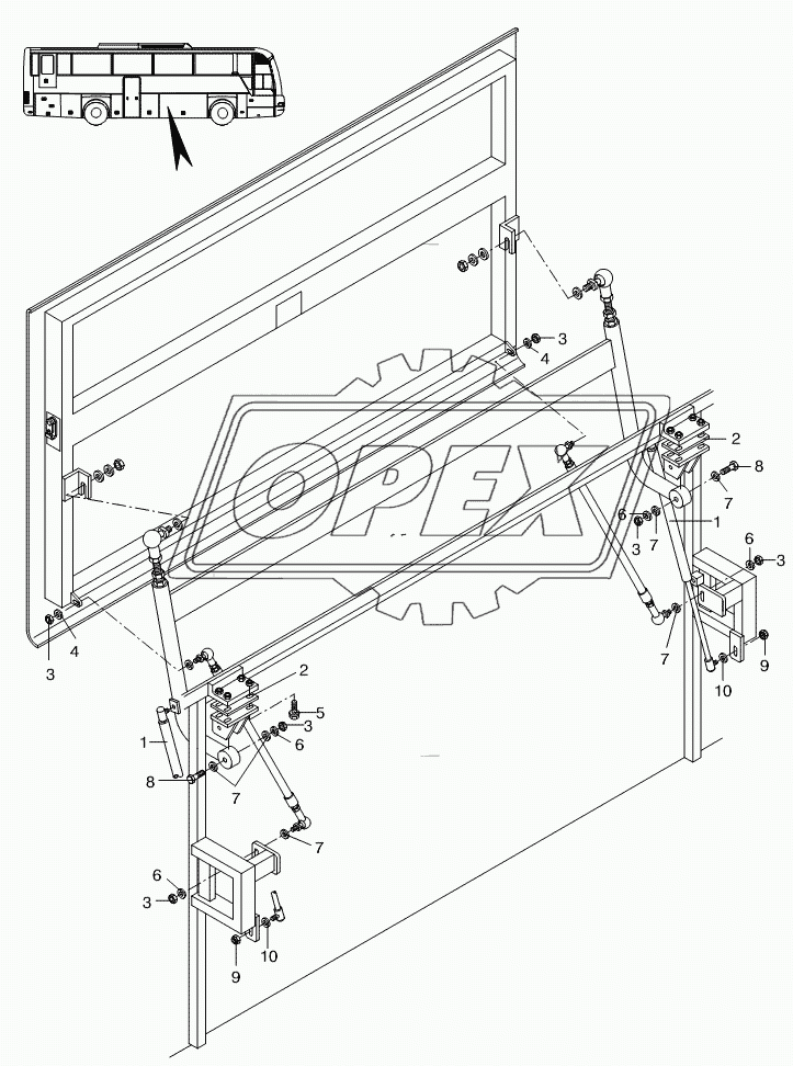 LUGGAGE - COMPARTMENT LID 3