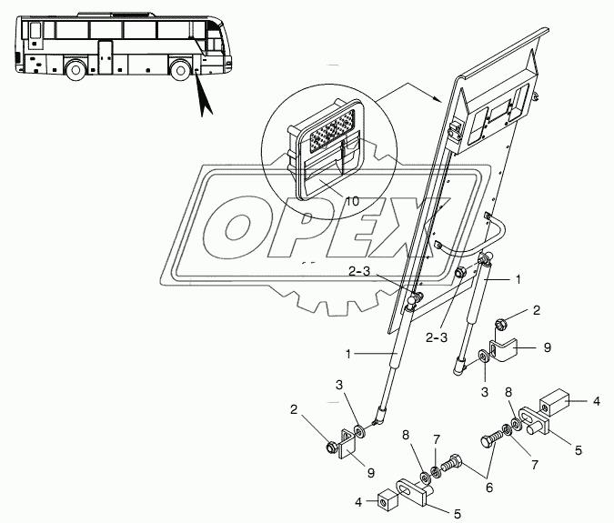 LUGGAGE - COMPARTMENT LID 4