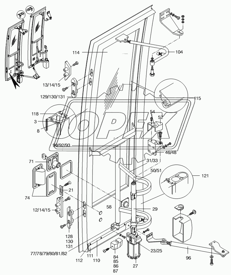 OUTWARD SWINGING DOOR 4