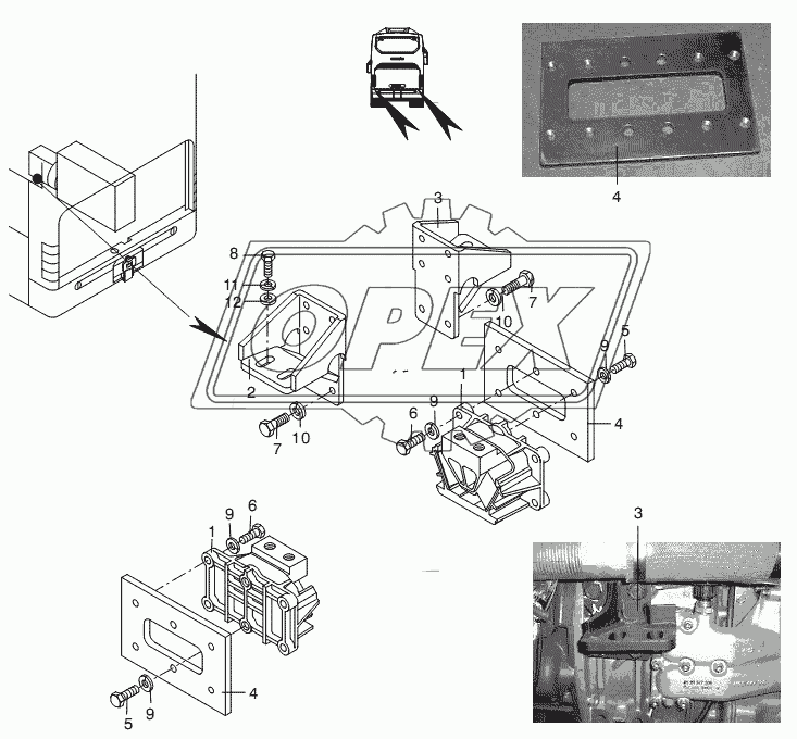 GEARBOX CARRIER/MOUNTING 2