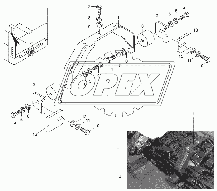 GEARBOX CARRIER/MOUNTING 4