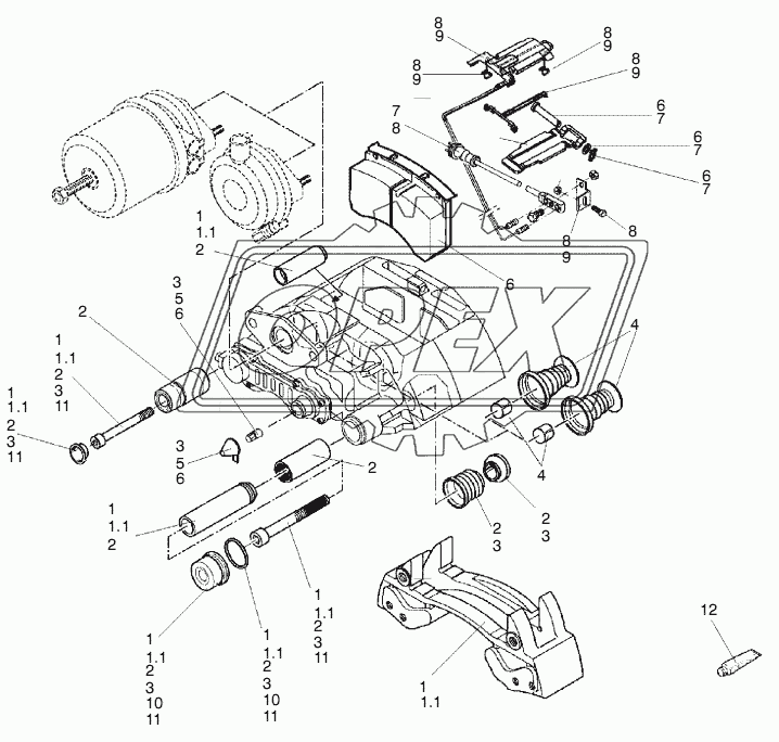 REAR AXLE DISK BRAKE 2