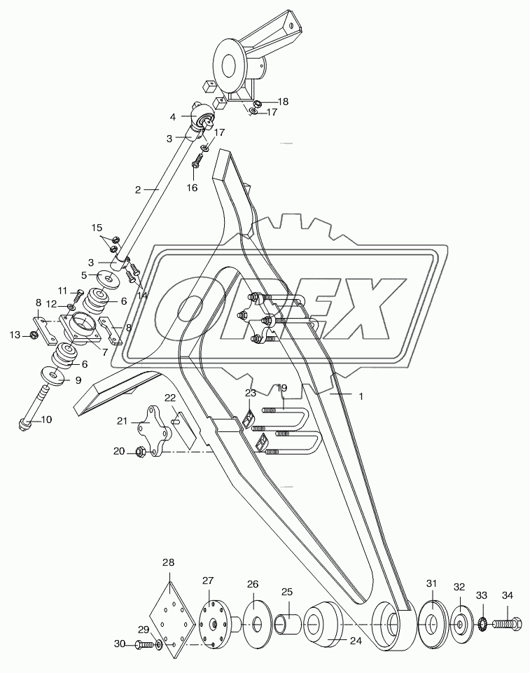REAR AXLE SUBFRAME 1