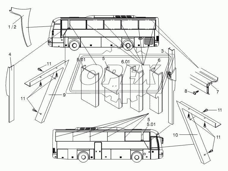 PILLAR TRIM PANEL 1