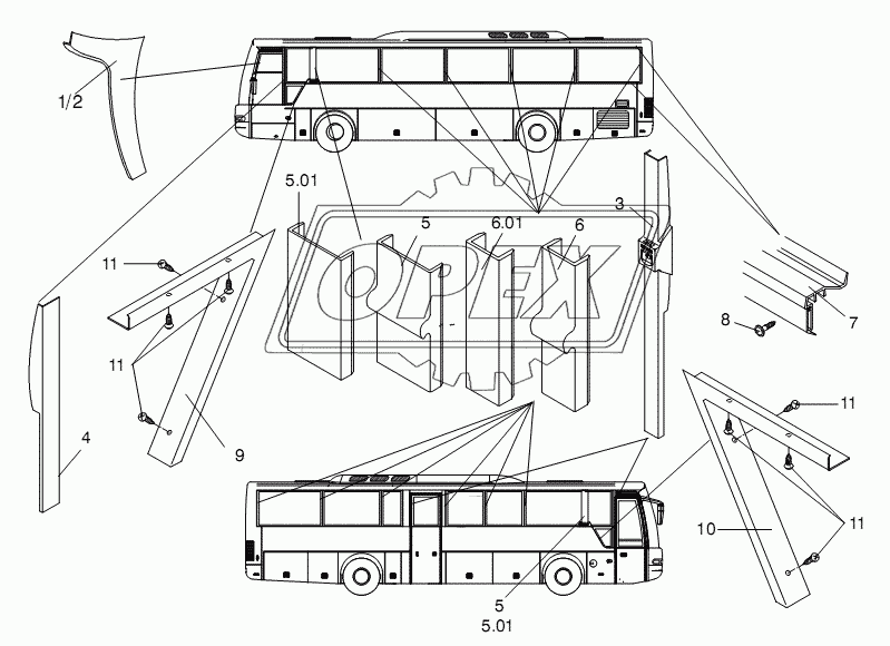 PILLAR TRIM PANEL 2