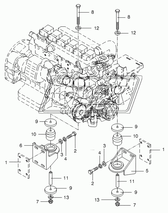 ENGINE SUSPENSION