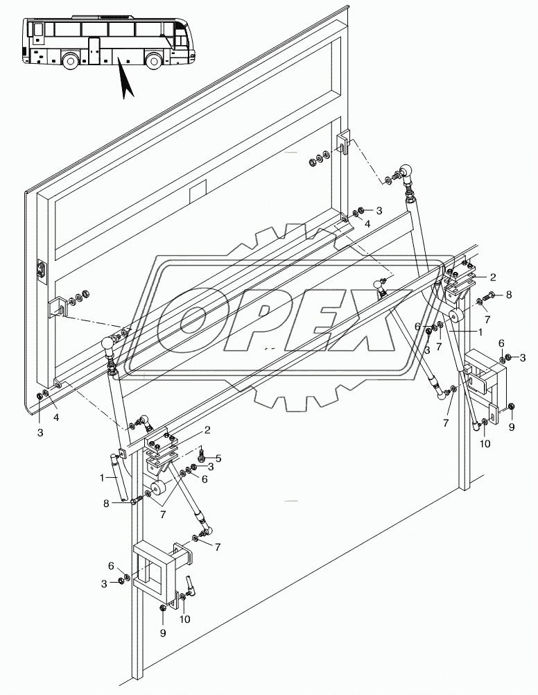 LUGGAGE - COMPARTMENT LID 3