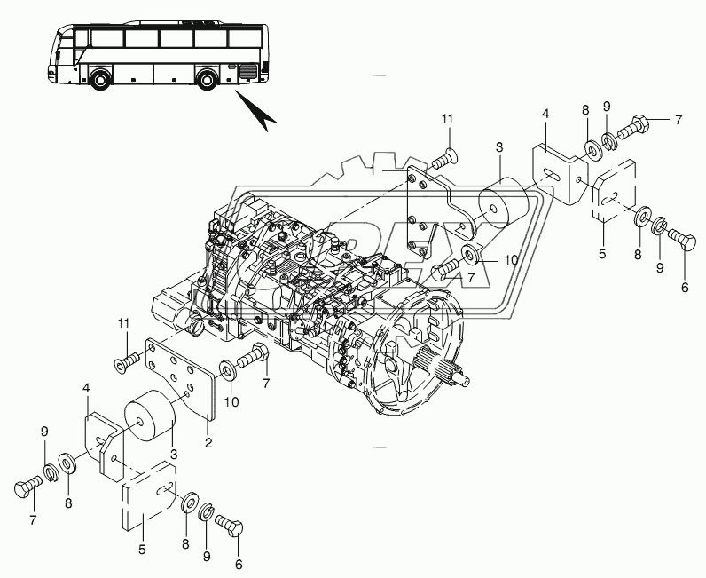 TRANSMISSION SUPPORT 2