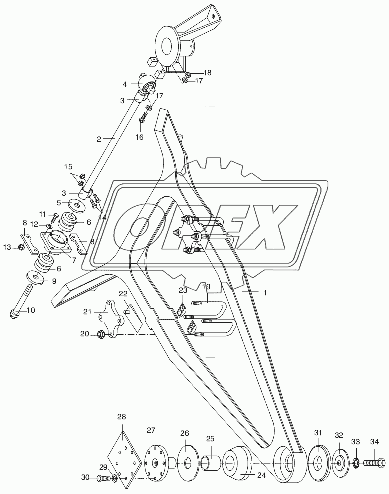 REAR AXLE SUBFRAME 1