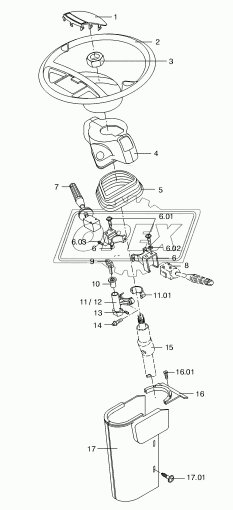 STEARING WHEEL AND COVERING