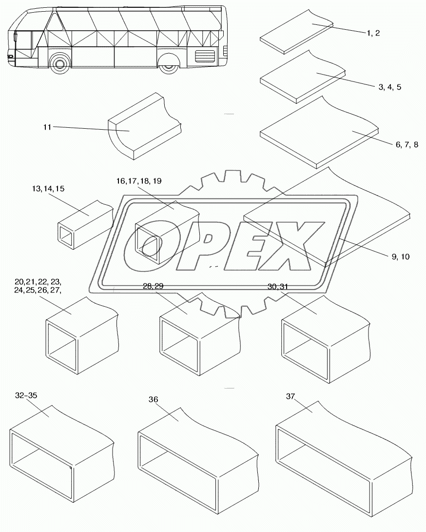 PROFILE PARTS GENERAL