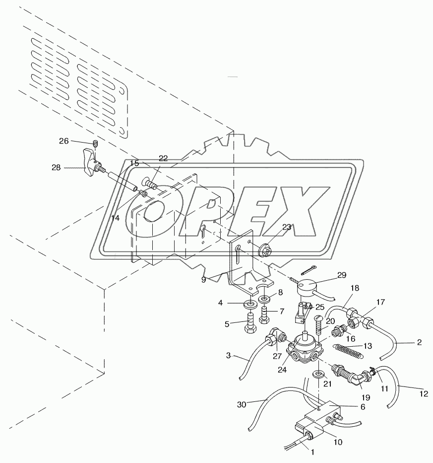 WIPERS-WASHER SYSTEM LOCKING SYSTEM