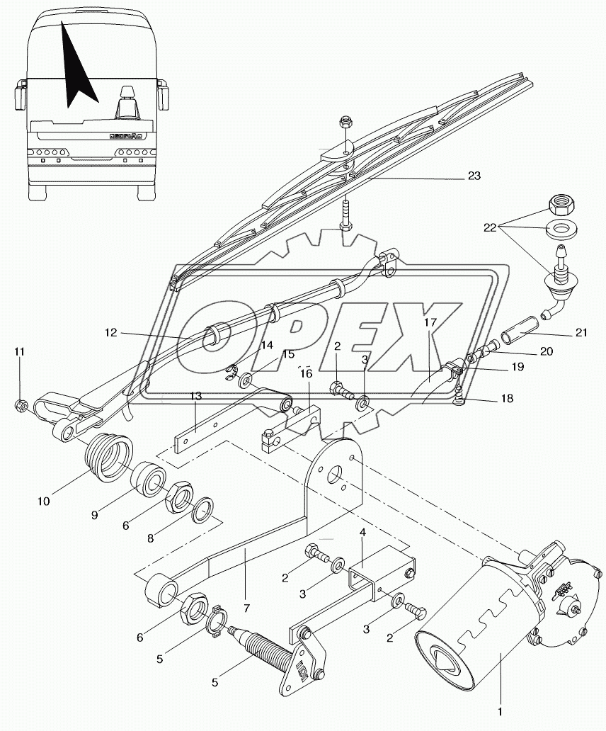 WIPER SYSTEM TOP