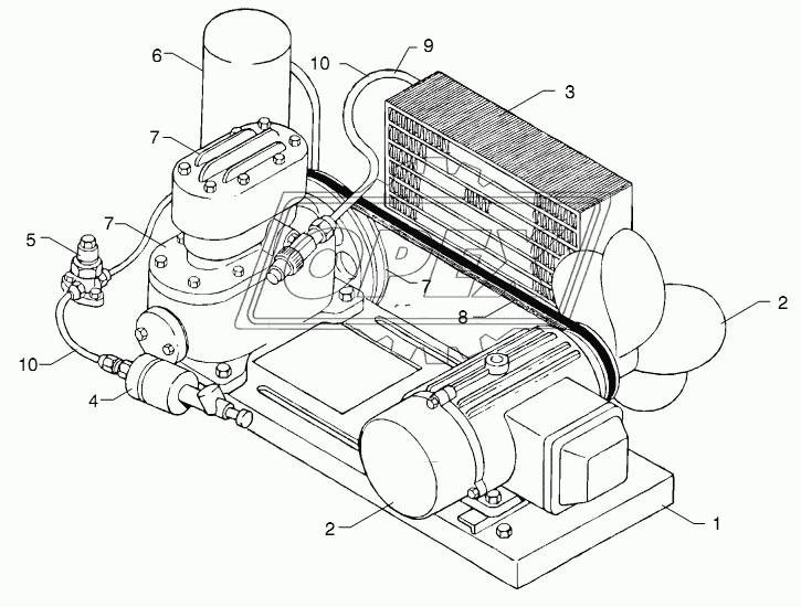 REFRIGERATOR WITH COMPRESSOR