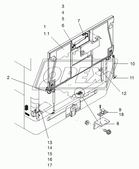 ENGINE DOOR