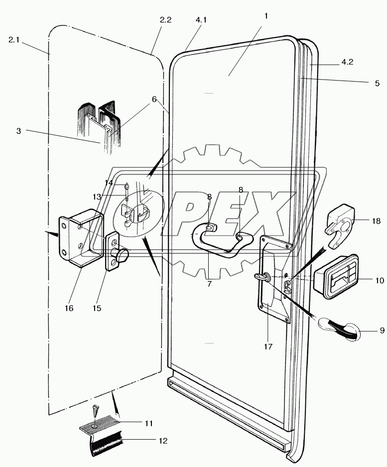 DOOR REAR RH 2