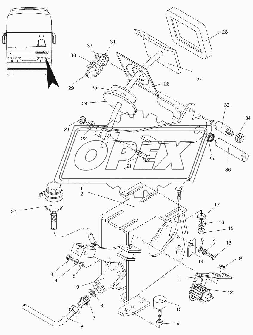 COUPLING WITH PEDAL WITHOUT AVS 1