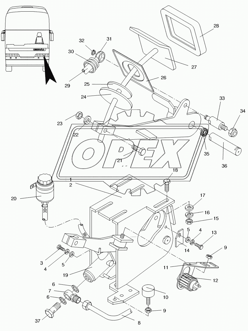 COUPLING WITH PEDAL WITHOUT AVS 2