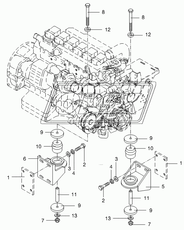 ENGINE SUSPENSION