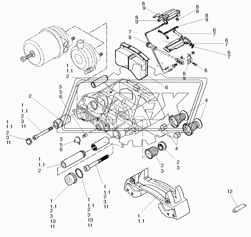 REAR AXLE DISK BRAKE 2