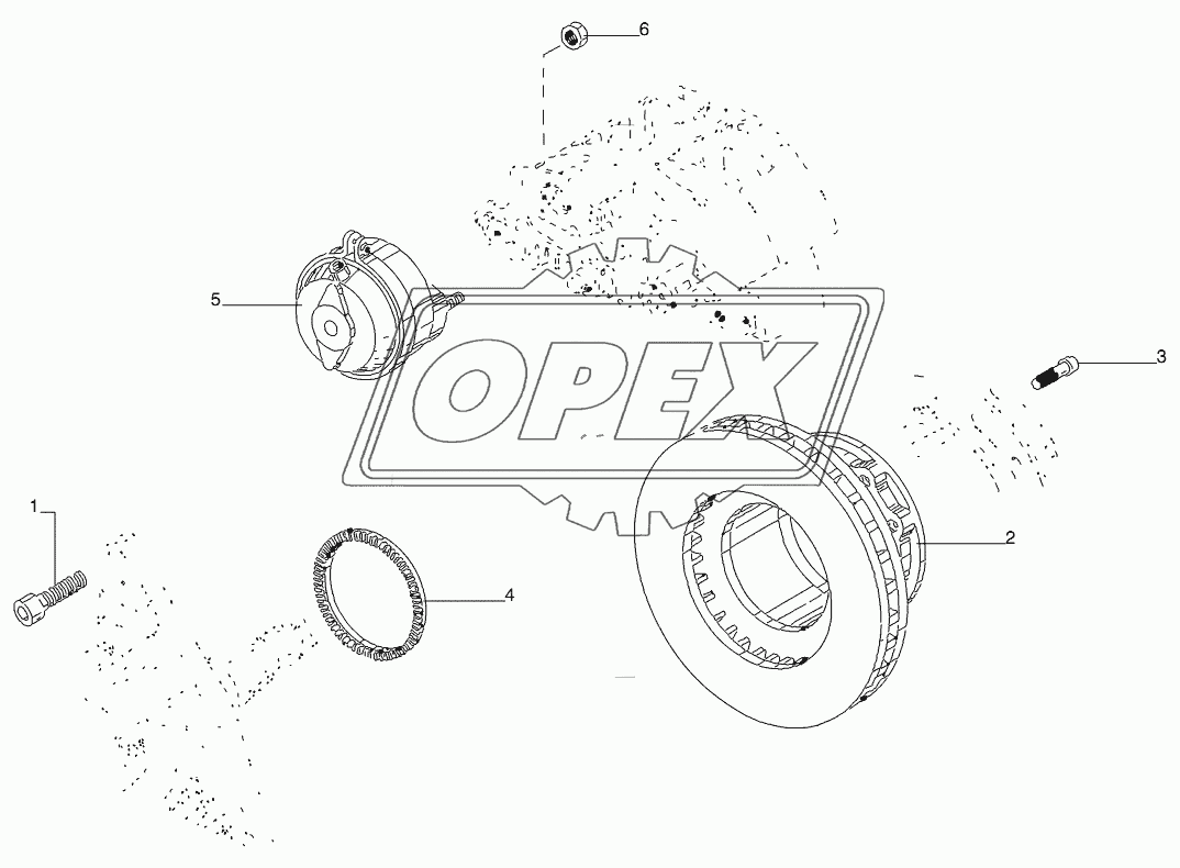 DISK BRAKE FRONT AXLE 1