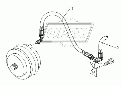 BRAKE HOSE FRONT AXLE