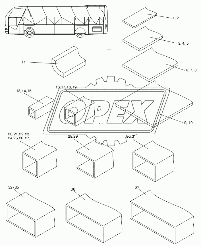 PROFILE PARTS GENERAL