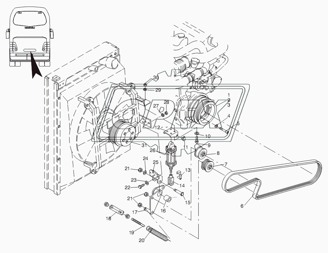 FAN BELT DRIVE 1