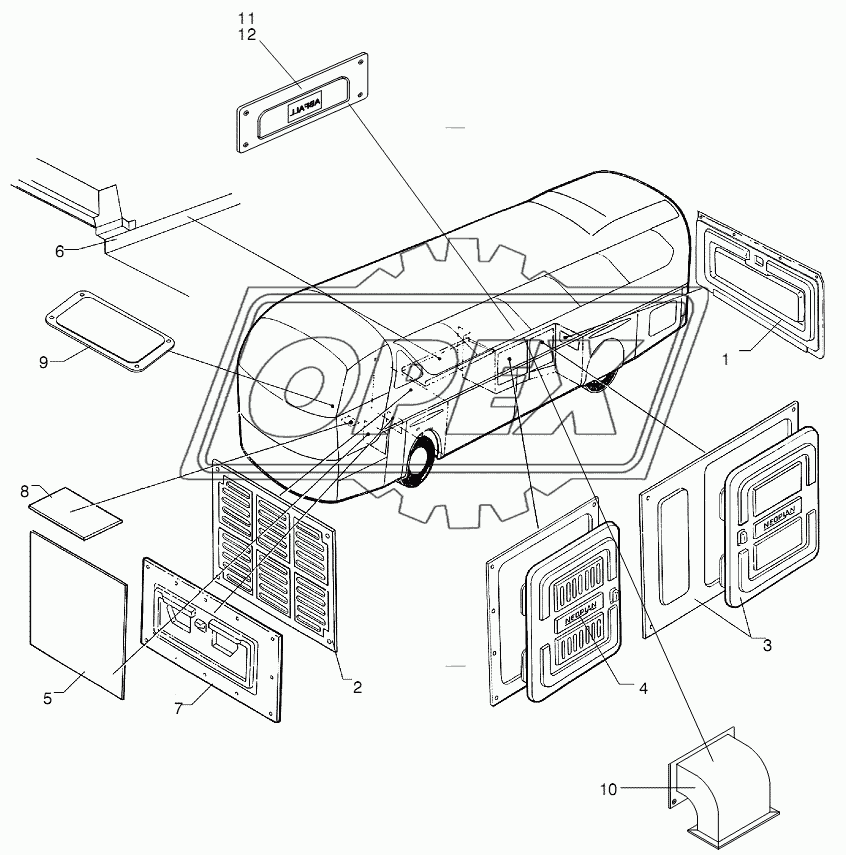 SYNTHETIC PARTS INSIDE