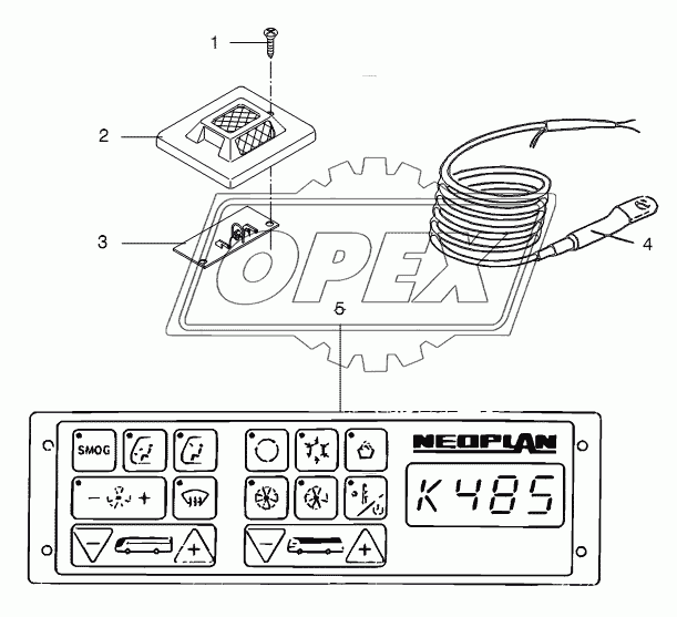 PARTS FOR CLIMATIC CONTROL