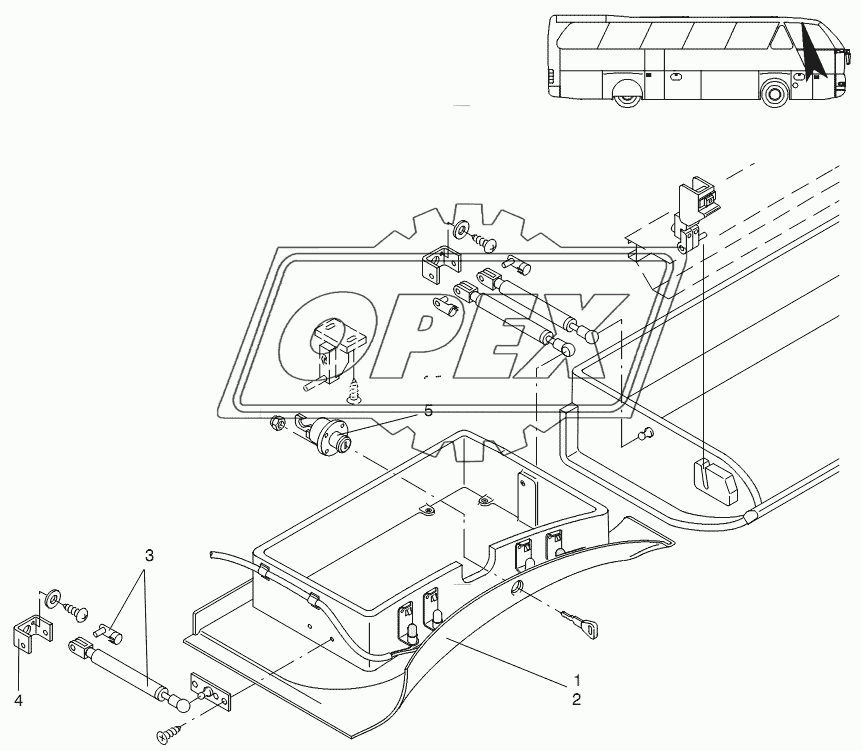 STORAGE FLAP FRONT