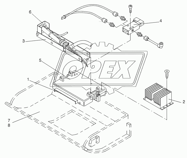 LUGGAGE DUMP WITH MONITOR