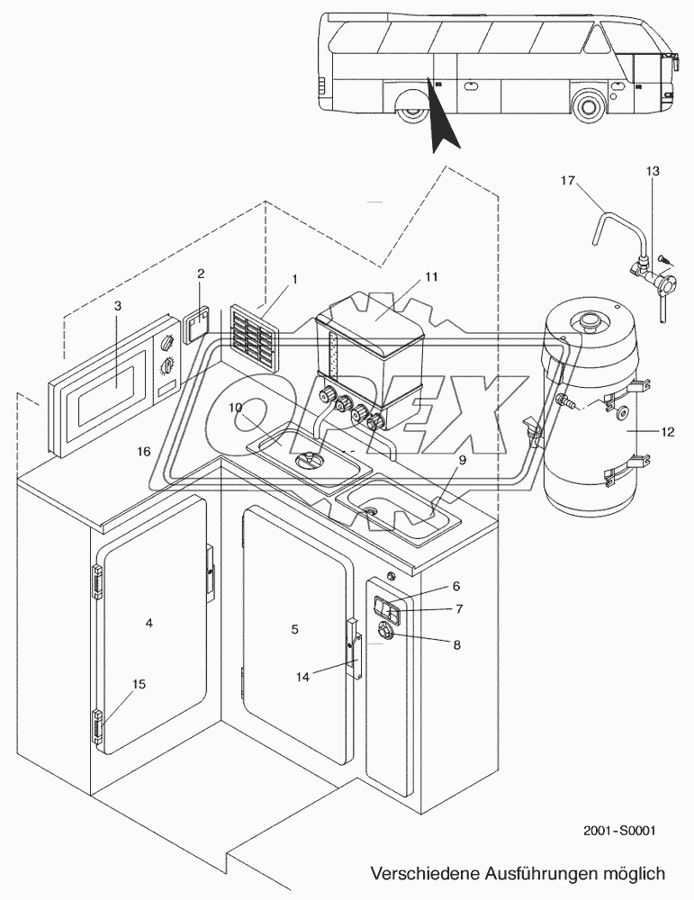 KITCHEN WITH FRIDGE