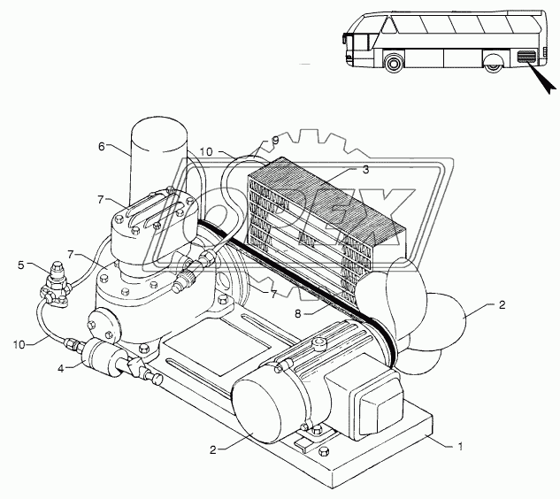 REFRIGERATOR WITH COMPRESSOR