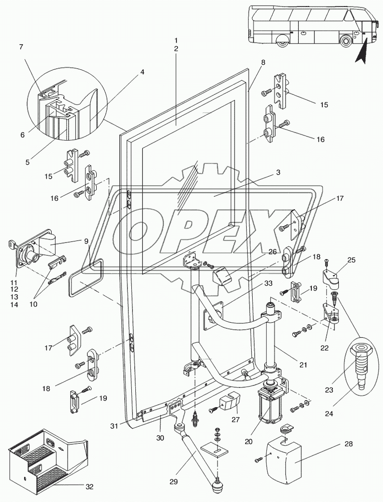 OUTWARD-SWINGING DOOR FRONT LH 2